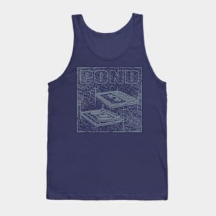 Pond - Technical Drawing Tank Top